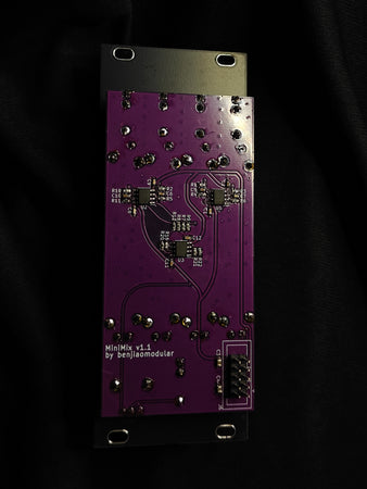 BenjiaoModular MiniMix - Eurorack 4-in 1-out Mono Mixer
