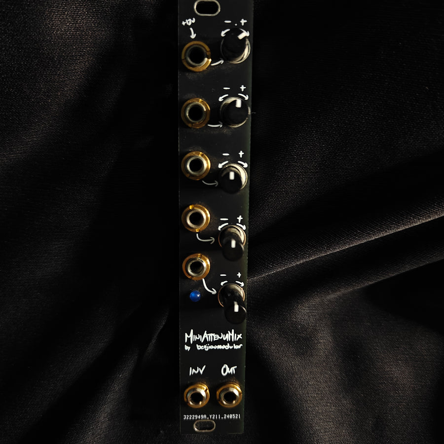 BenjiaoModular MiniAttenuMix - Eurorack 5-in 1-out CV Mixer