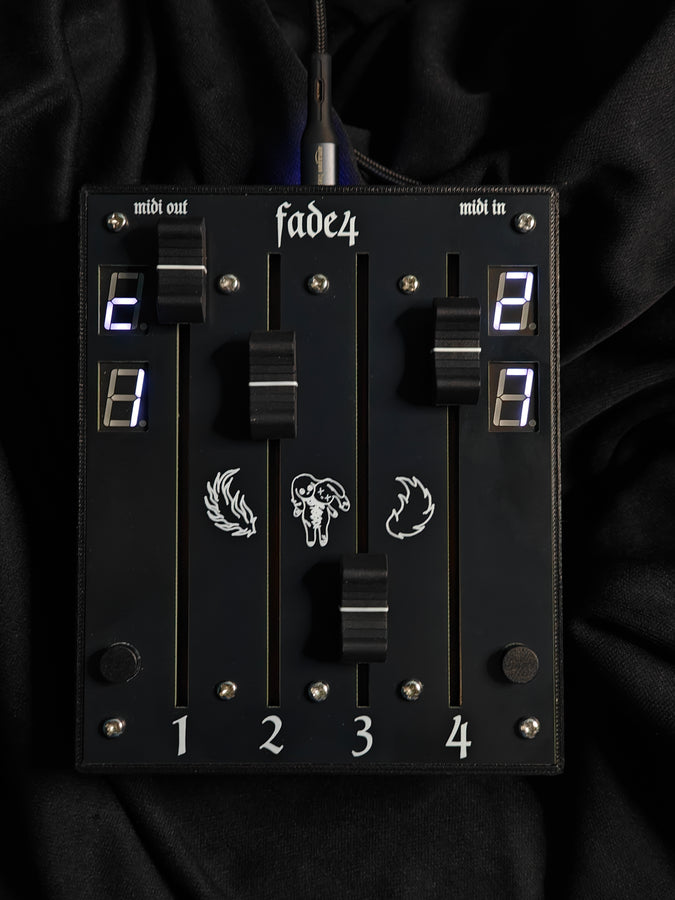 Fade4 - 4 Fader MIDI Controller with CV Outputs
